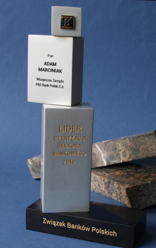 Karneol K-07.P-01.15 • Statuetka - Nagroda Lidera.