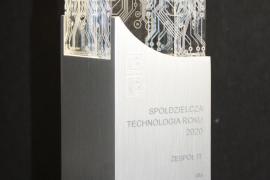 Karneol K-07.P-01.05 • Nagroda – statuetka Spółdzielcze Technologie Roku.