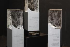 Karneol K-07.P-01.06 • Nagroda – statuetka Spółdzielcze Technologie Roku z metalu i szkła kryształowego.